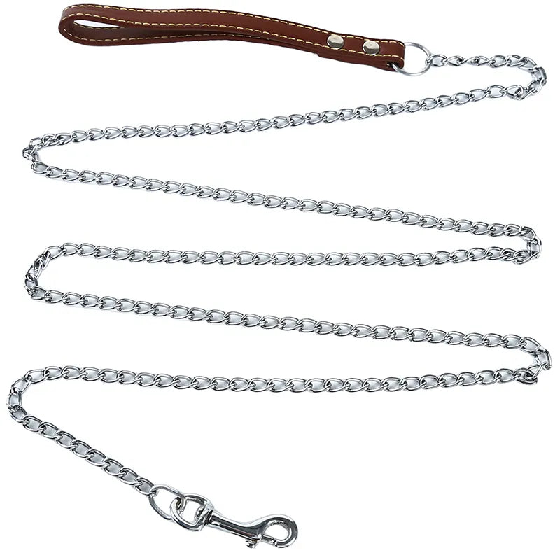 Heavy Duty Steel Chain Dog & Cat Leash