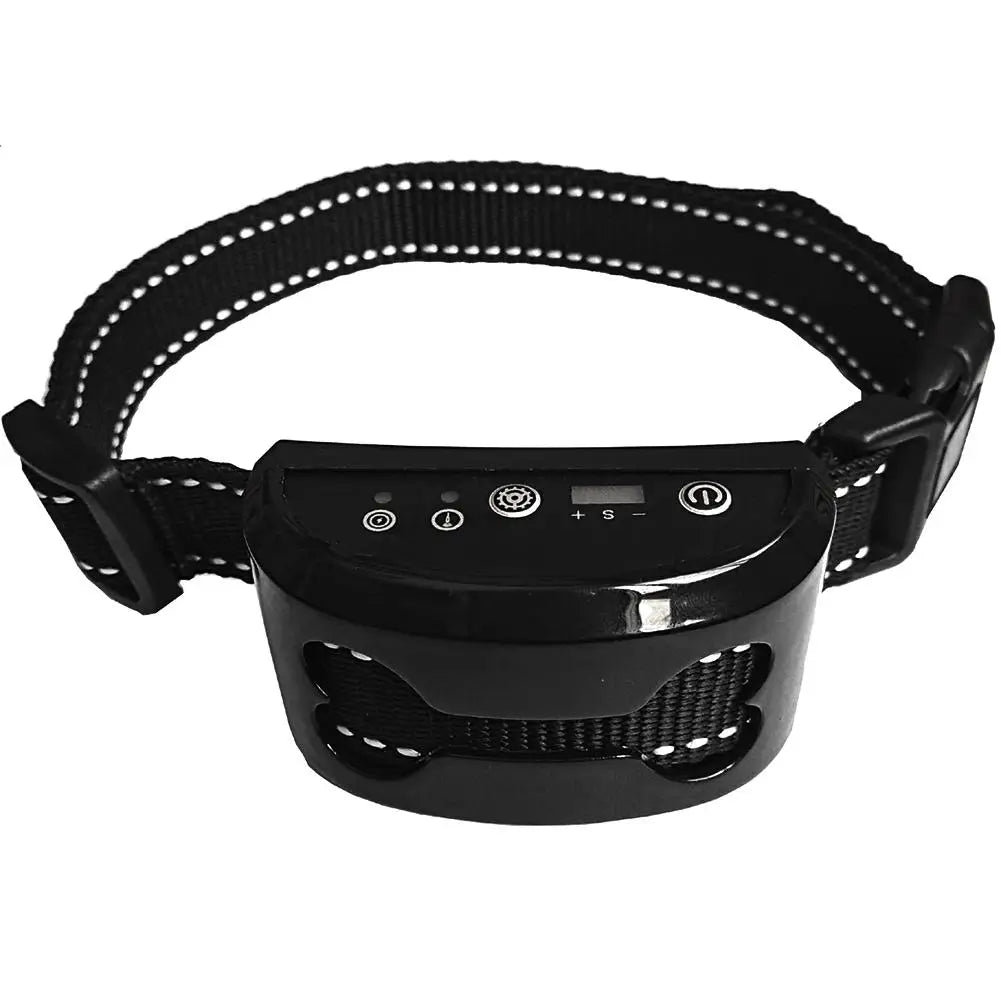 Pet Dog Anti Bark Collar Control Train Rechargeable IP65 Waterproof Stop Barking Dog Vibration Ultrasonic Training Collars