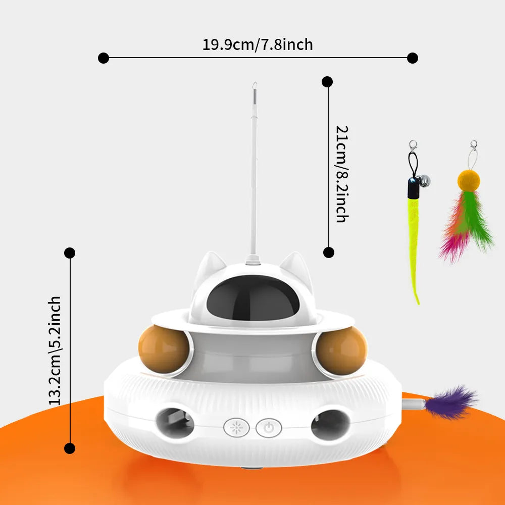 Automatic Moving 4 in 1 Cat Toy Station