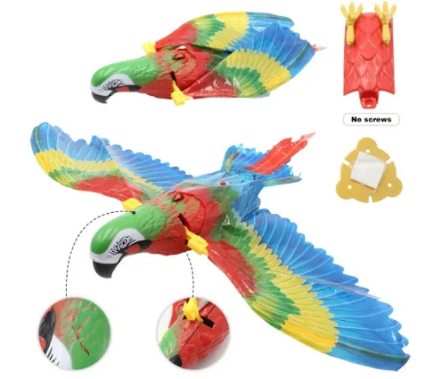 Hanging Wing Flapping Bird Cat Toy