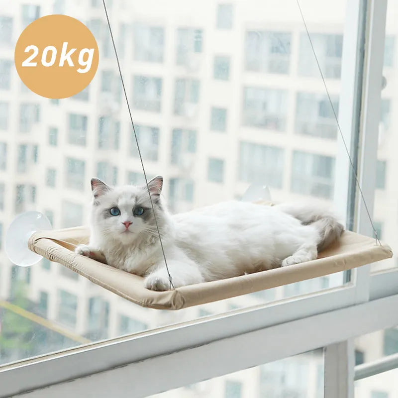 Window Mounted Cloth Cat Hammock Bed