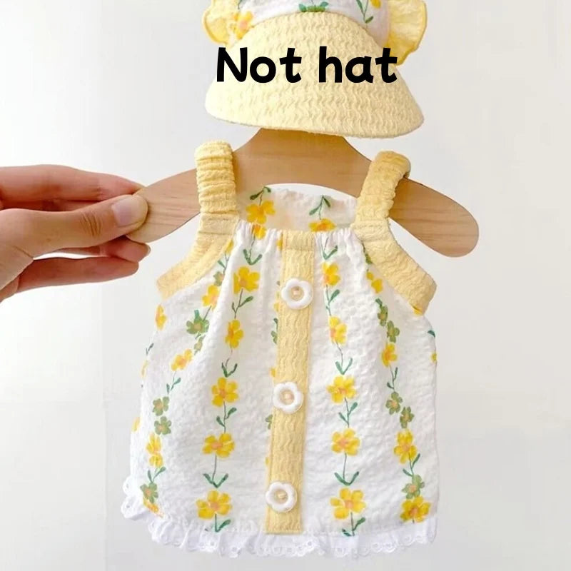 Luxury Dog Clothes Summer Suspender Dog Skirt Cute Print Puppy Princess Dress Sweet Cat Dress Pet Costumes Chihuahua Pet Clothes