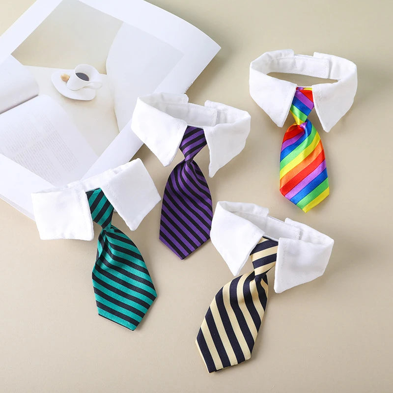 Formal Business Collar And Tie For Pets