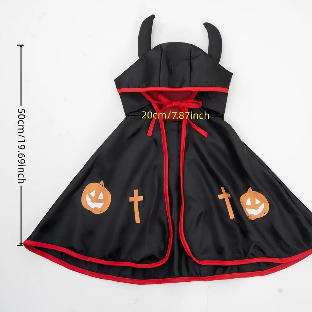 Halloween Dog Costumes Cat Kitten Medium Large Breed Cloak Cosplay Clothing Dog Pet Costumes Puppy Dog Clothes Pet Attire Fancy