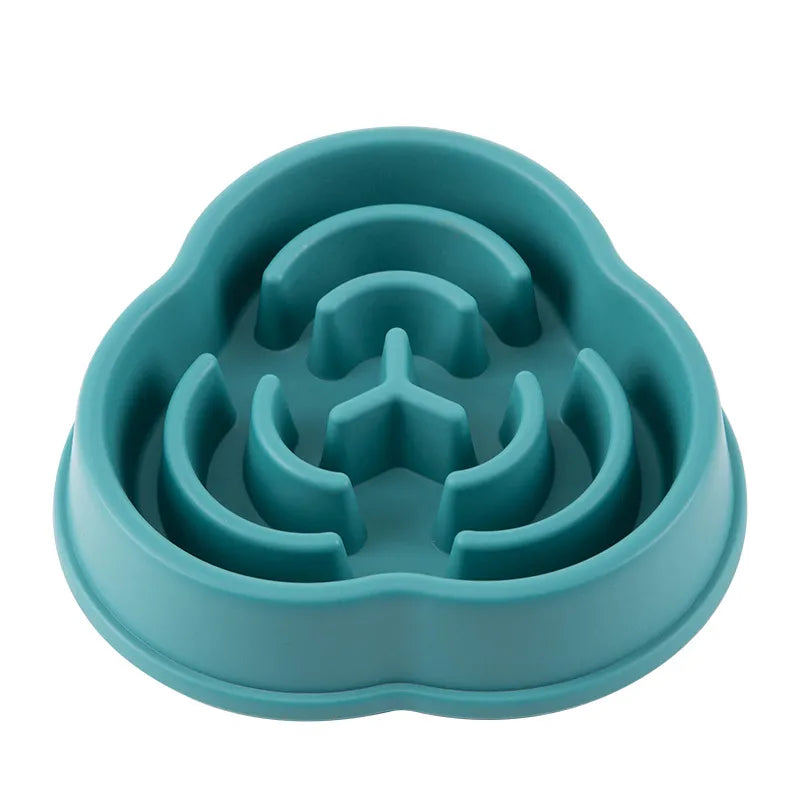 Fun Shaped Slow Feeder Pet Food Bowl