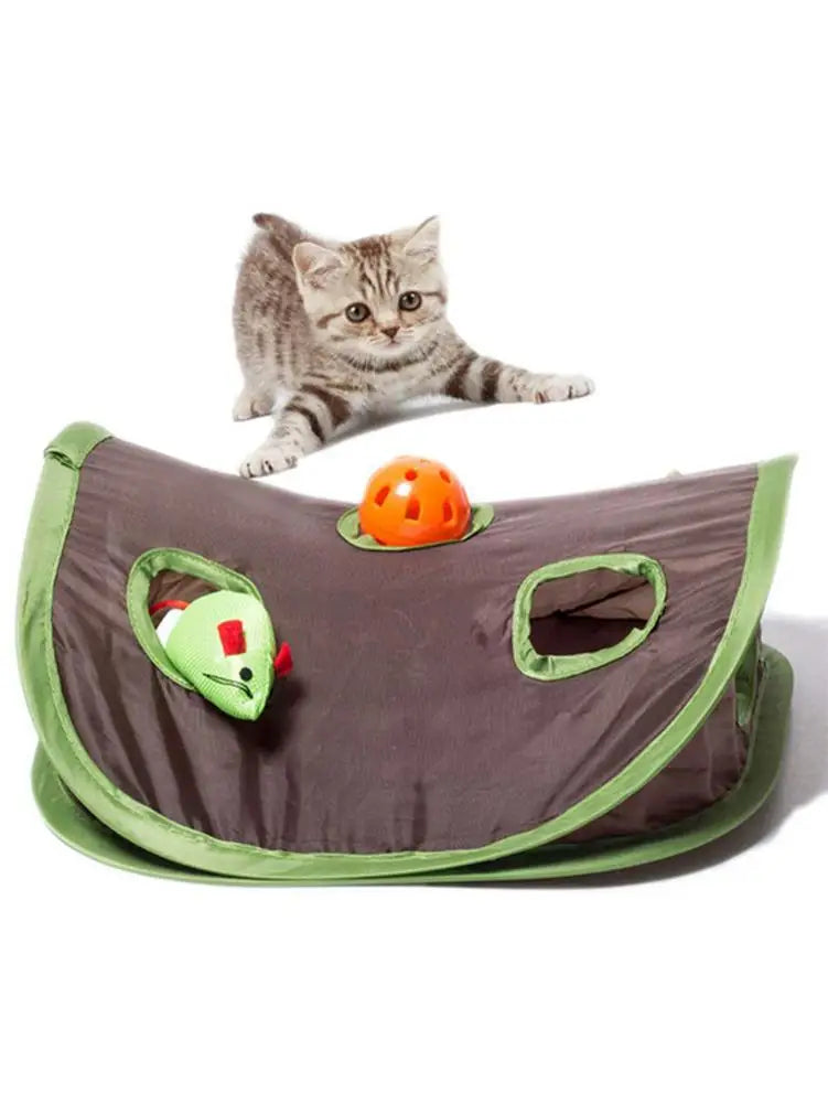 9 Hole Hide and Seek Tent Cat Game