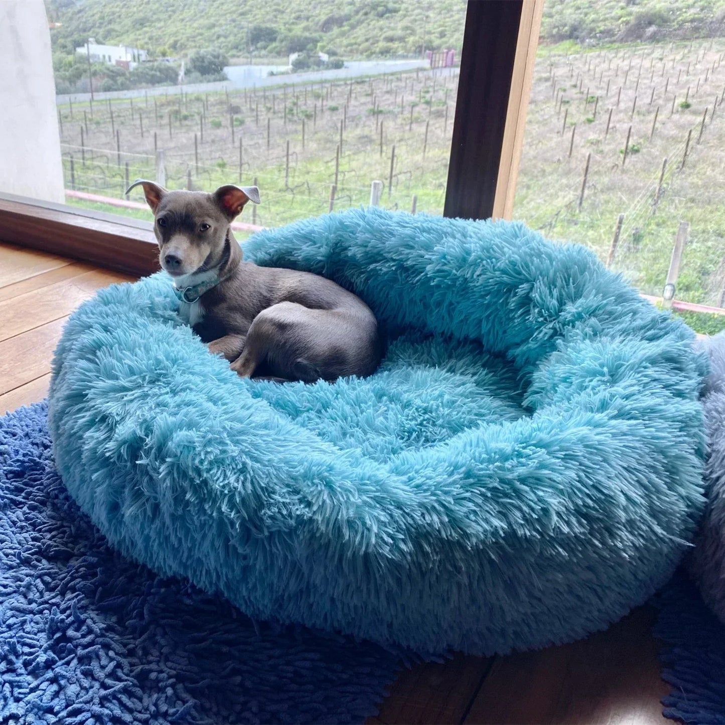 Plush Faux Fur Dog/ Cat Bed