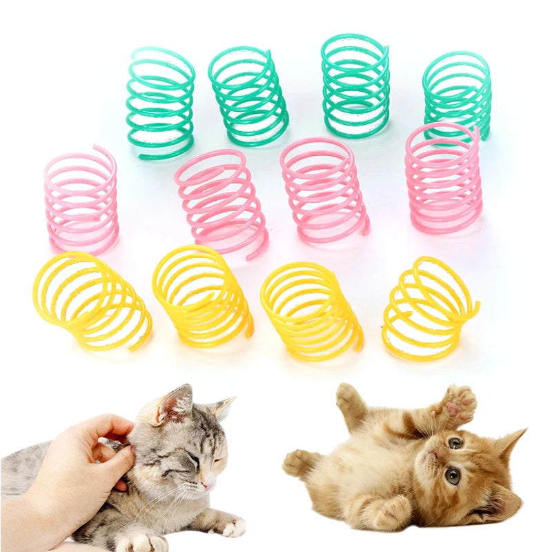 Colorful Spiring Spiral Cat Toys