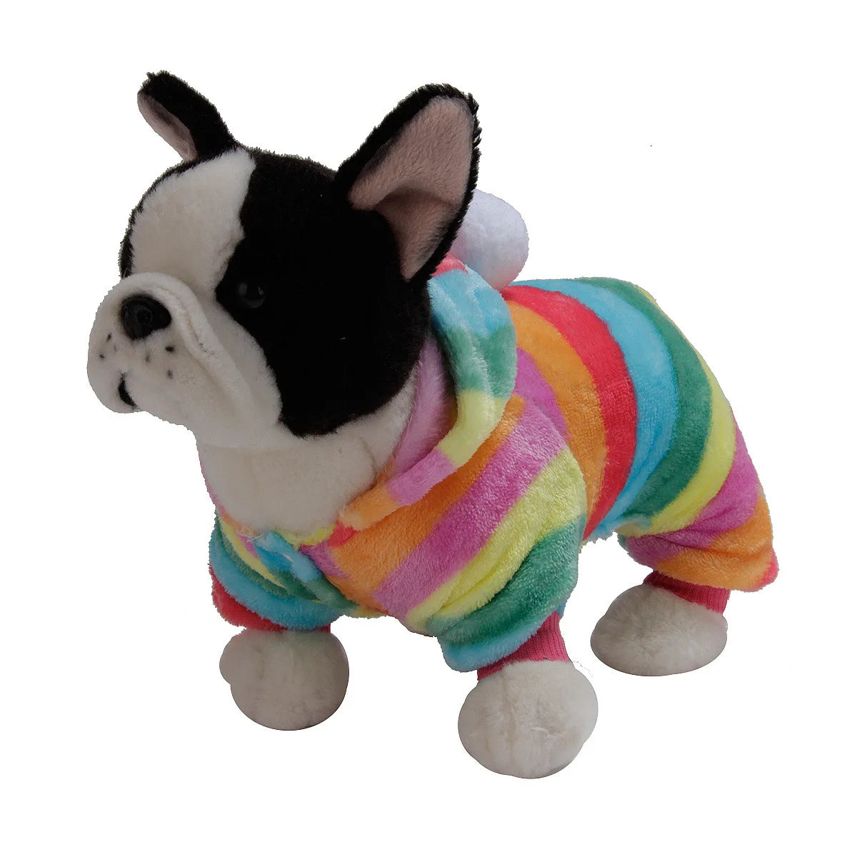 Fleece Flannel Winter Plush Ball Dog & Cat Pajama Hoodie