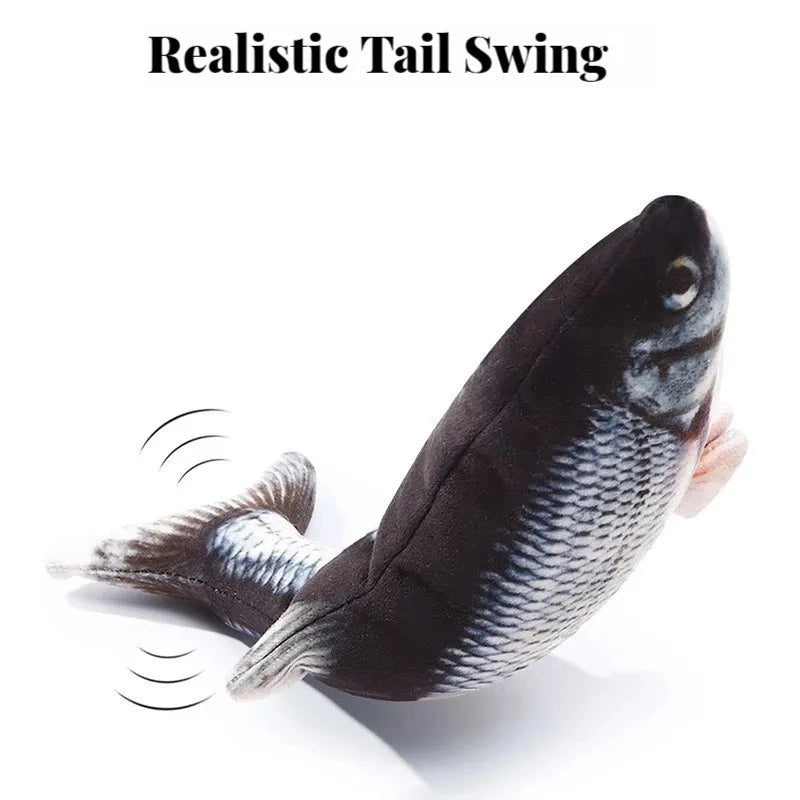 Electric Tail Flapping Fish Cat Toy