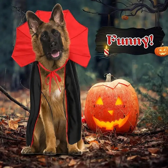 Cute Halloween Pet Costumes Cosplay Vampire Cloak For Small Dog Cat Kitten Puppy Dress Kawaii Pet Clothes Cat Accessoties Gift