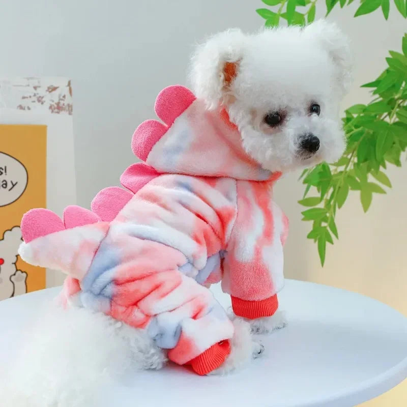 Warm Dog Animal Shaped Jumpsuit