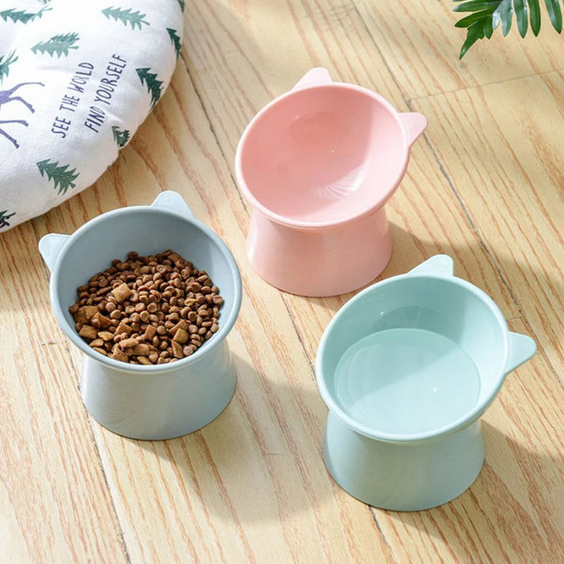 2PCS High Rising Cat Bowls