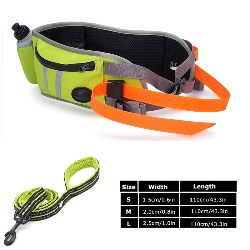 Truelove Top Deals RTS Neoprene Waterproof Fashion Sports Belt Hiking Running Walking Waist Bag with Dog Pet Leashes TLB2151