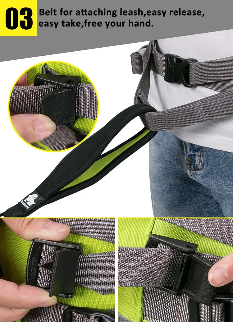 Truelove Top Deals RTS Neoprene Waterproof Fashion Sports Belt Hiking Running Walking Waist Bag with Dog Pet Leashes TLB2151