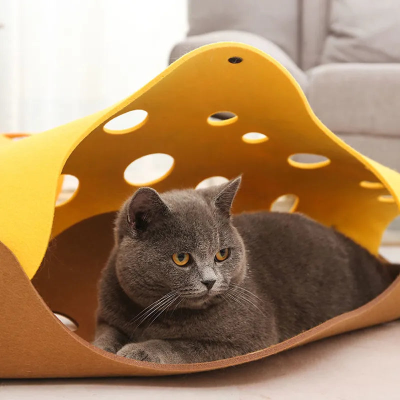 DIY Customizable Cat Tunnel Obstacle Toy