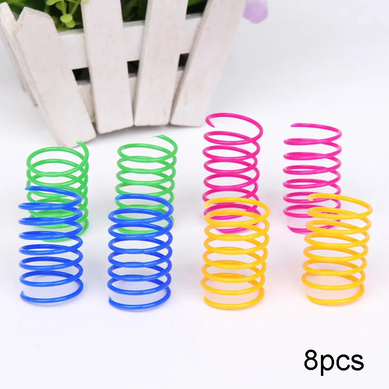 Colorful Spiring Spiral Cat Toys