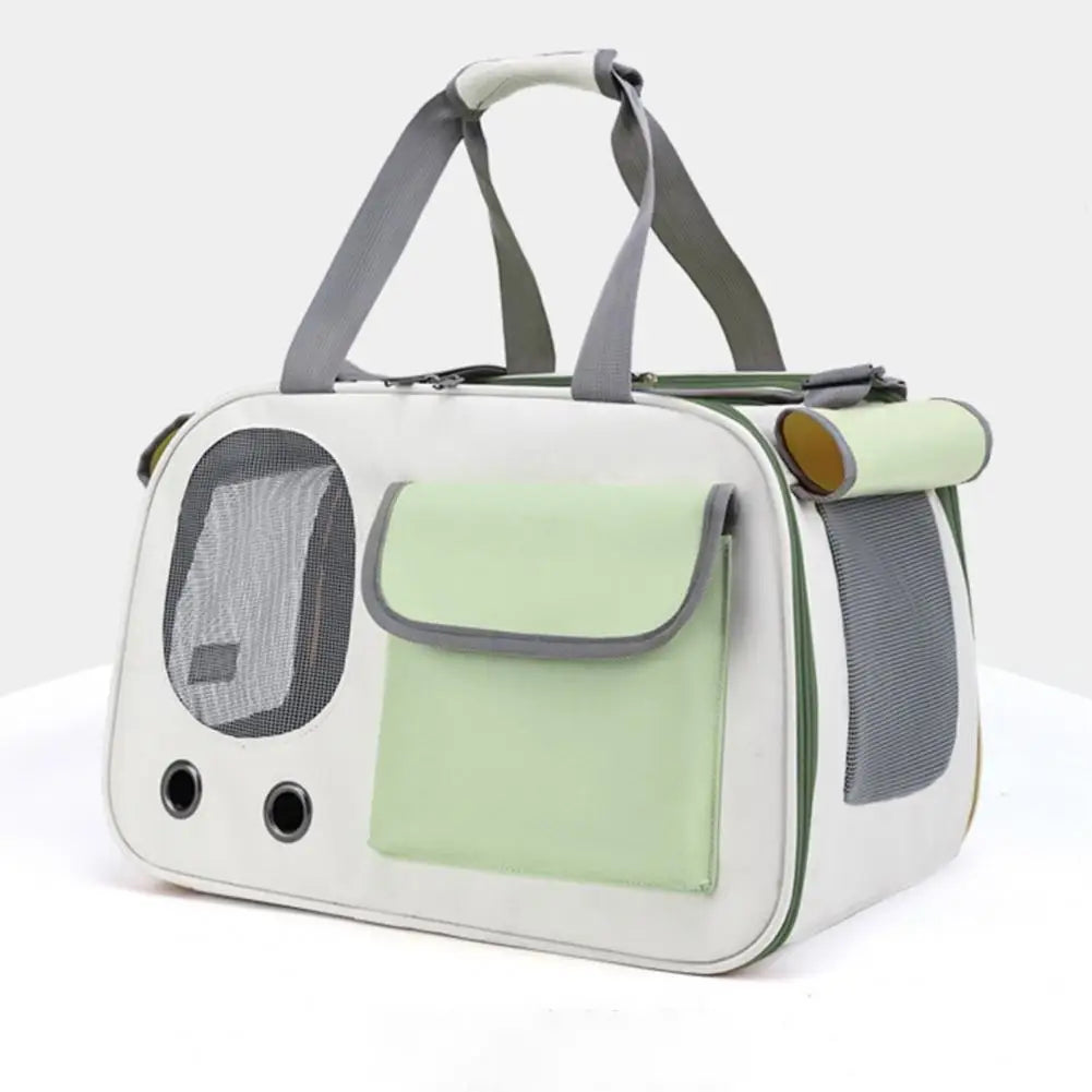 Retro Duffle Style Cat Carrier Bag