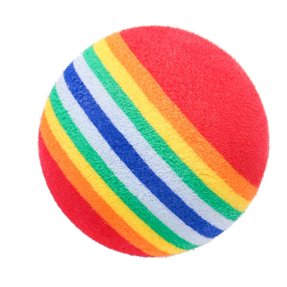 Rainbow EVA Ball Cat Toy