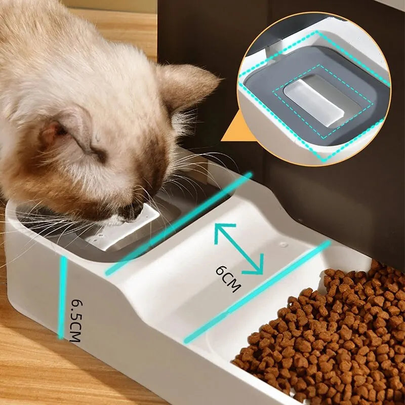 Cat Ear Automatic Refill Water and Food Cat Feeder