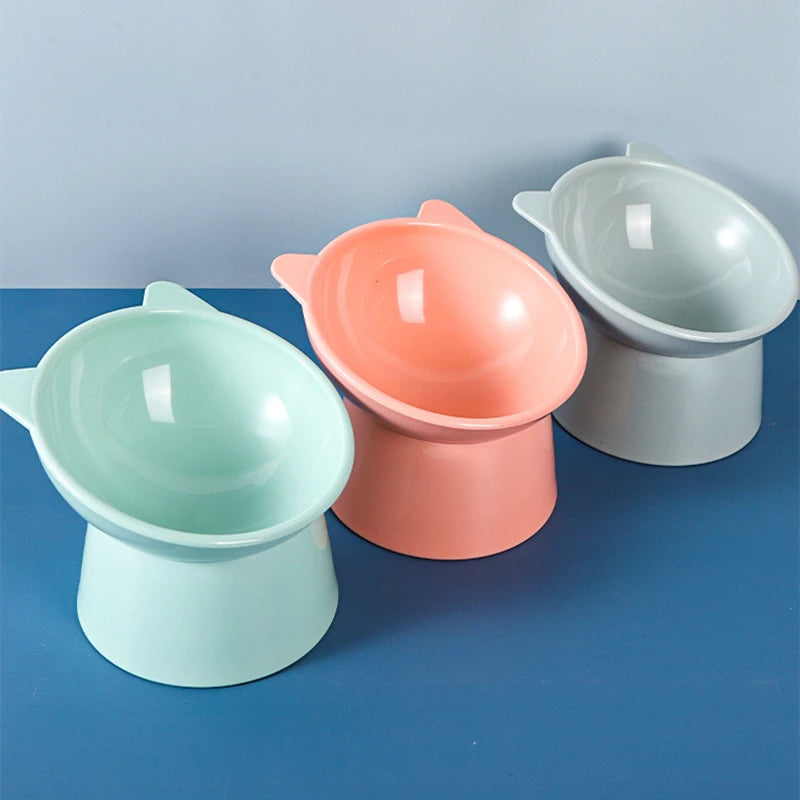 2PCS High Rising Cat Bowls