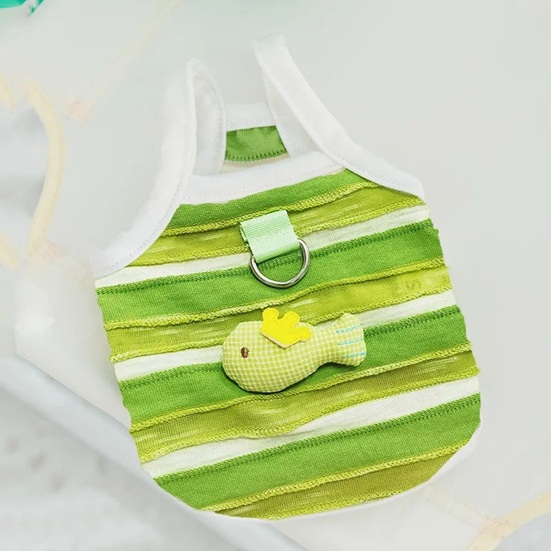 Luxury Dog Clothes Summer Suspender Dog Skirt Cute Print Puppy Princess Dress Sweet Cat Dress Pet Costumes Chihuahua Pet Clothes