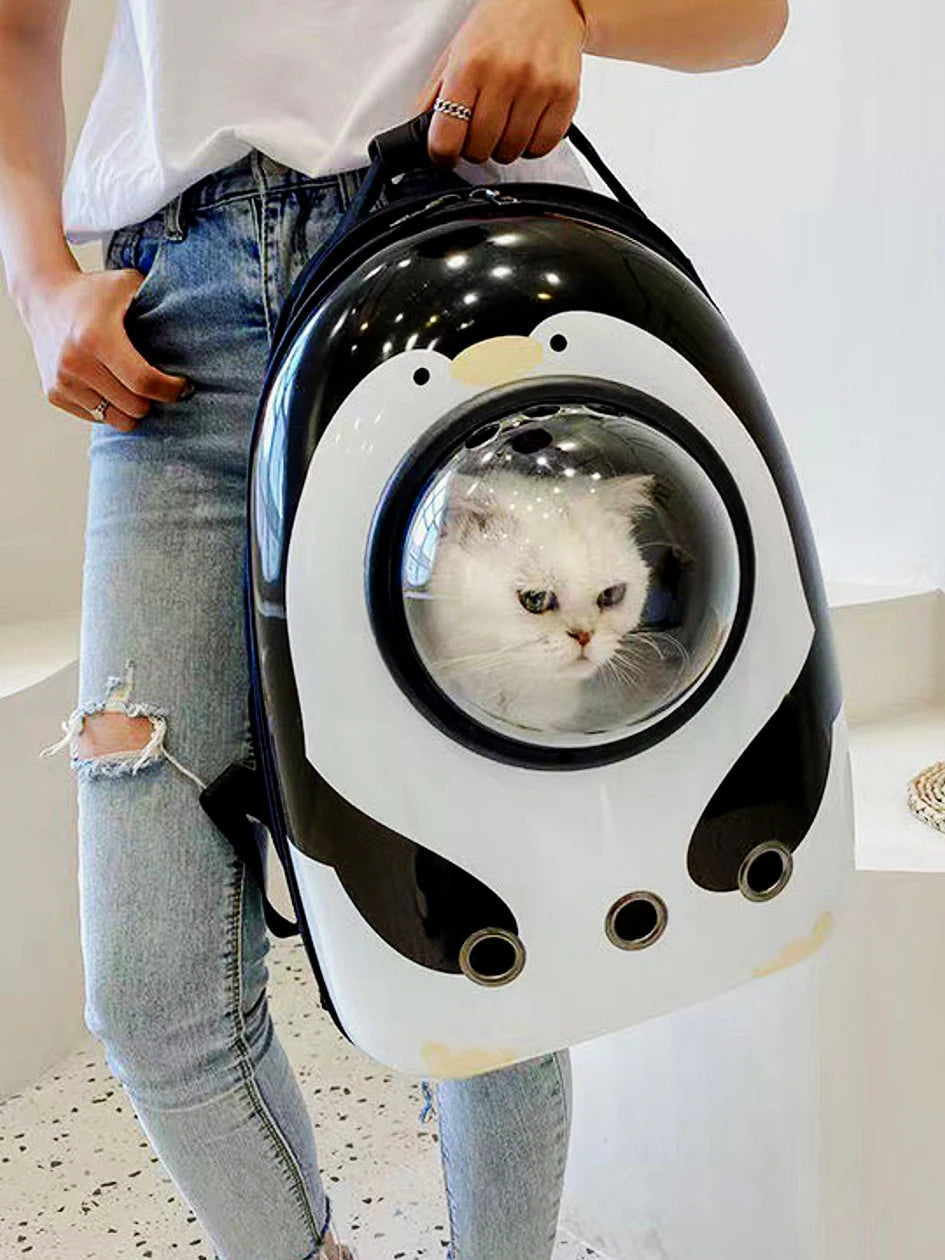 Hard Shell Bubble Window Cat Carrier Backpack