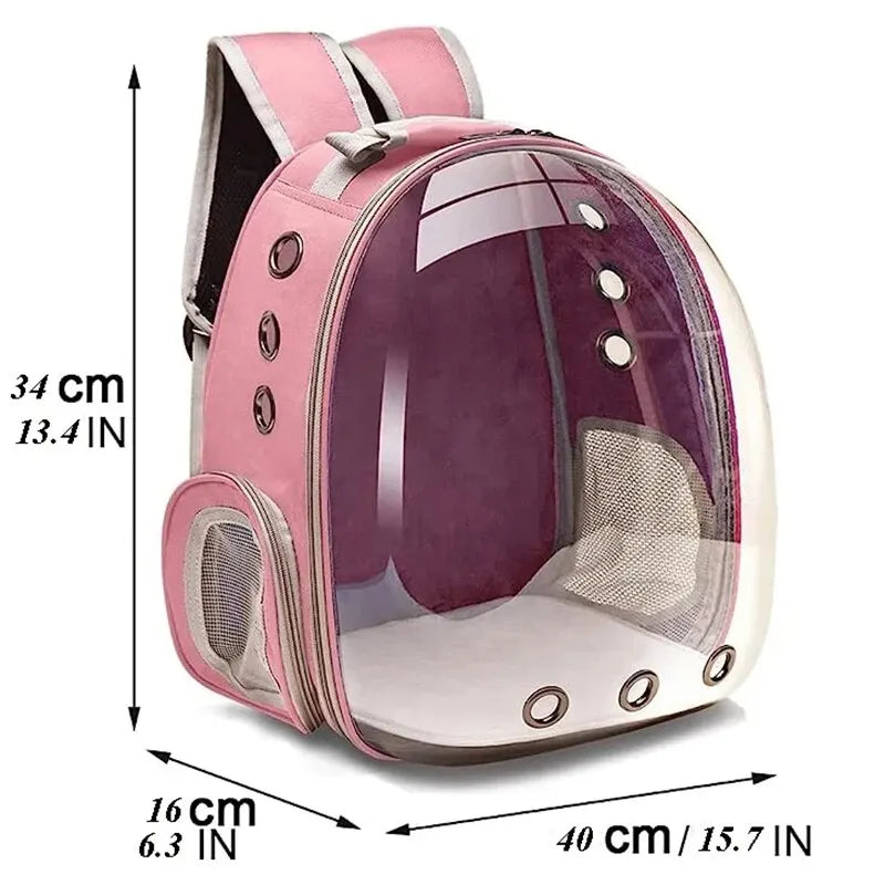 Bubble Transparent Window Cat Carrier Backpack