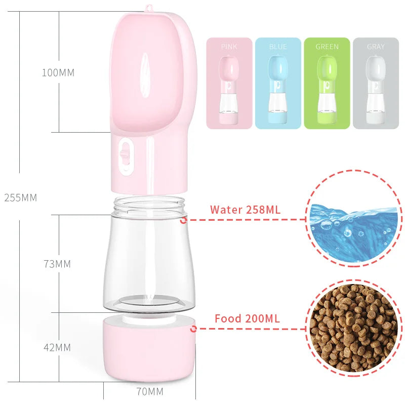 Portable Pet Water/ Food Dispenser