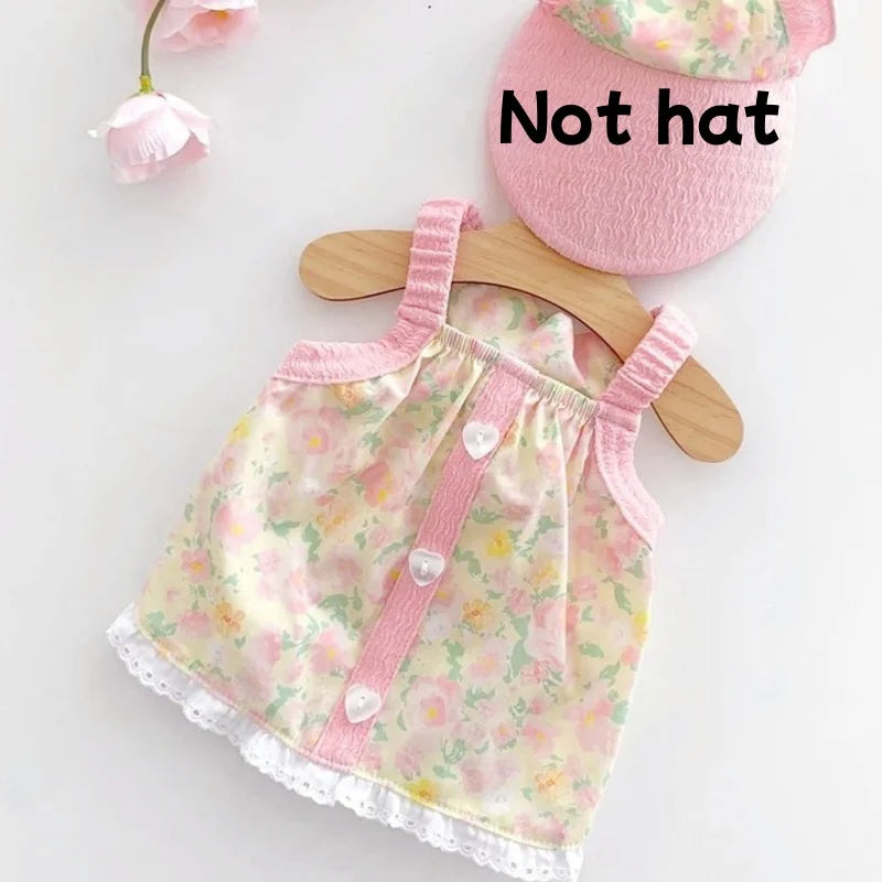 Luxury Dog Clothes Summer Suspender Dog Skirt Cute Print Puppy Princess Dress Sweet Cat Dress Pet Costumes Chihuahua Pet Clothes