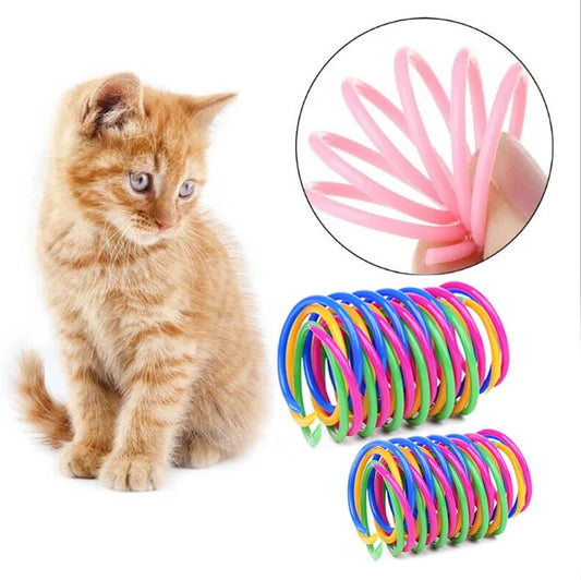 Colorful Spiring Spiral Cat Toys