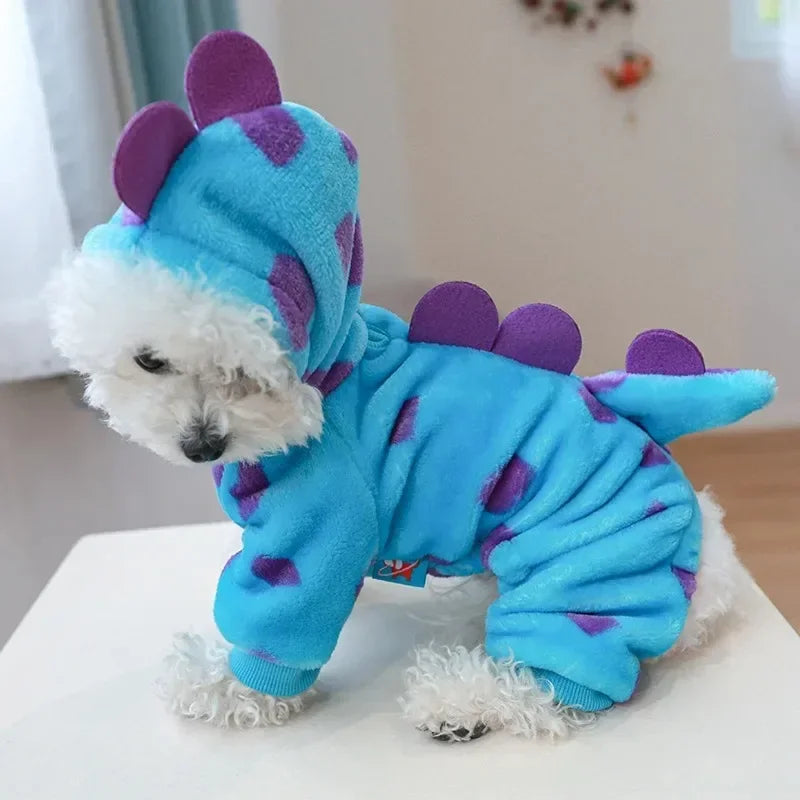 Warm Dog Animal Shaped Jumpsuit