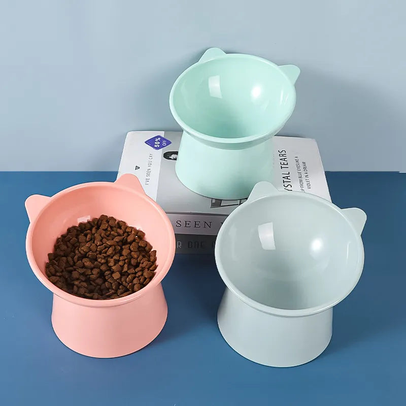 2PCS High Rising Cat Bowls