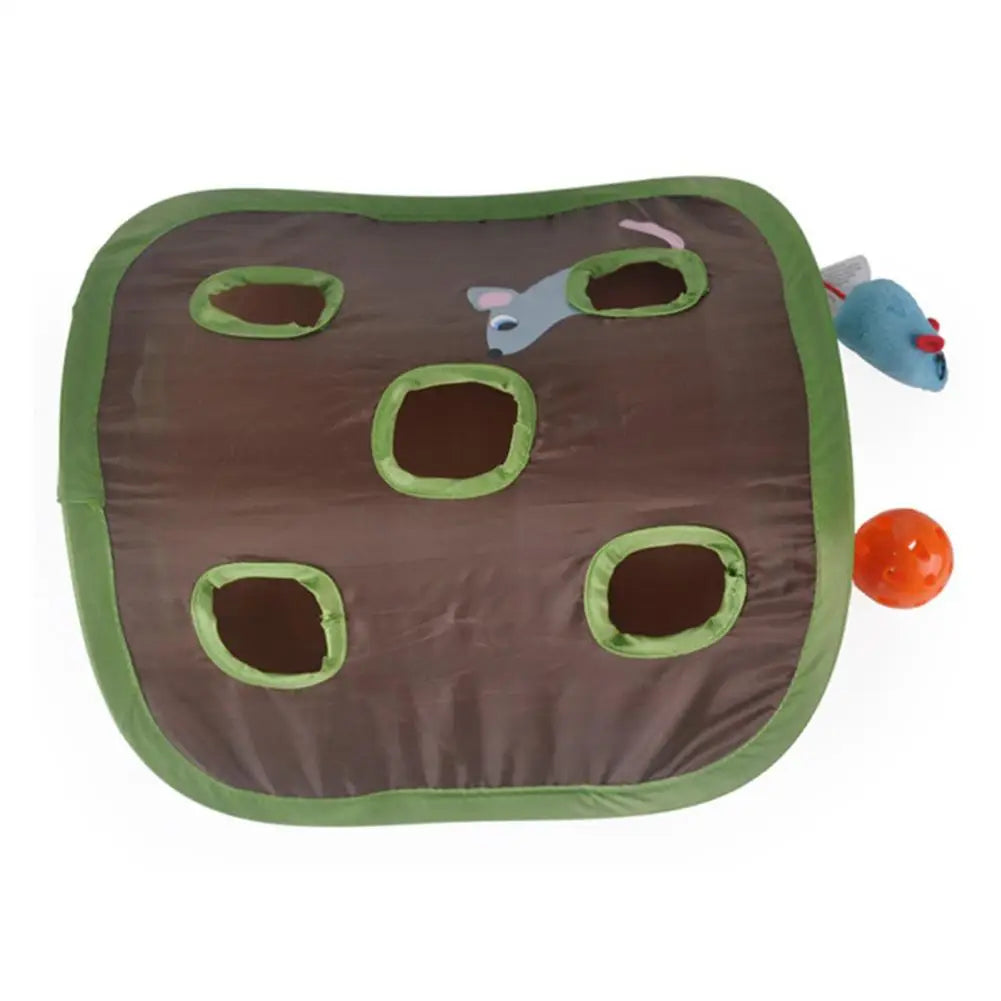 9 Hole Hide and Seek Tent Cat Game