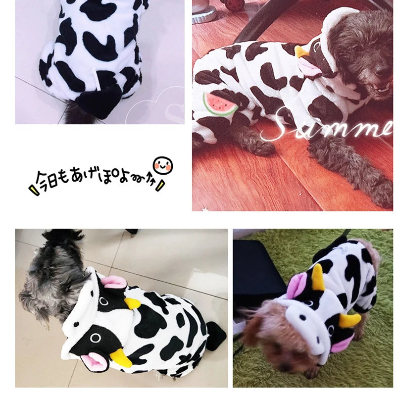 Fleece Animal Dog Pajamas