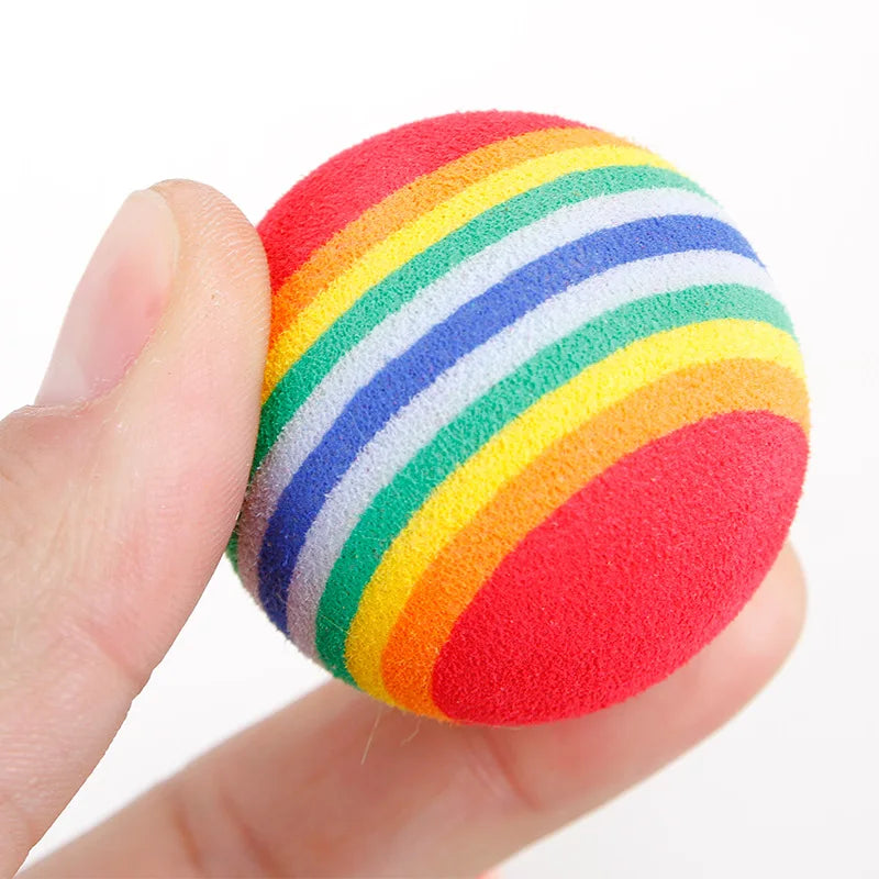 Rainbow EVA Ball Cat Toy