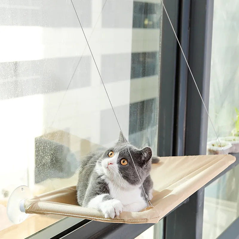 Window Mounted Cloth Cat Hammock Bed