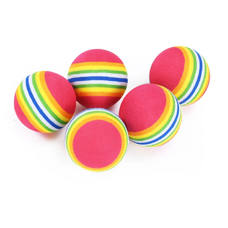 Rainbow EVA Ball Cat Toy